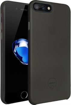 Чехол-накладка Ozaki O!coat 0.4 Jelly для iPhone 7 Plus/8 Plus   «Цвет: Черный» (OC746BK) - фото 18490