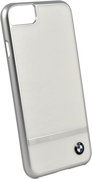 Чехол-накладка BMW для iPhone 7/8 Signature Aluminium stripe Hard PC+alumin , цвет «белый» (BMHCP7ASWH) - фото 18535