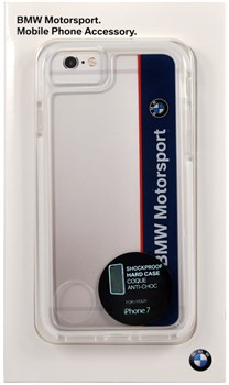 Чехол-накладка BBMW для iPhone 7/8 Motorsport Shockproof Hard PC Navy/White, цвет «синий» (BMHCP7SPVNA) - фото 18543