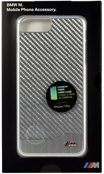 Чехол-накладка BMW для iPhone 7 Plus/8 Plus  M-Collection Aluminium&Carbon Hard, Цвет «Серебрянный » (BMHCP7LMDCS) - фото 18570