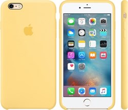 Оригинальный силиконовый чехол-накладка Apple для iPhone 6/6s Plus цвет «Абрикосовый» (MM6F2ZM/A) - фото 19700