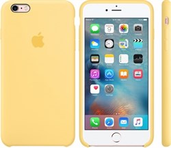 Оригинальный силиконовый чехол-накладка Apple для iPhone 6/6s Plus цвет «Абрикосовый» (MM6F2ZM/A) - фото 19701
