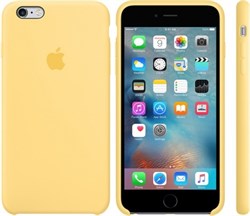 Оригинальный силиконовый чехол-накладка Apple для iPhone 6/6s Plus цвет «Абрикосовый» (MM6F2ZM/A) - фото 19702