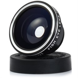 Объектив-линза Lieqi набор 3 в 1: Fisheye, Макро объектив,широкоугольная линза для iPhone 6 Цвет: Чёрный (LQ-018) - фото 20093