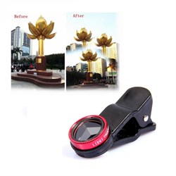 Объектив-линза Lieqi "Треугольная призма" Цвет: Чёрный (LQ-004) - фото 20153