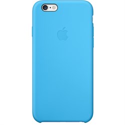 ОРИГИНАЛЬНЫЙ КОЖАНЫЙ ЧЕХОЛ-НАКЛАДКА APPLE ДЛЯ IPHONE 6 ЦВЕТ «Голубой» (MGQJ2ZM/A) - фото 20184