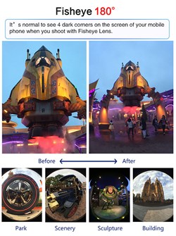 Объектив-линза Lieqi набор 4 в 1: Fisheye, Макро объектив,широкоугольная линза, телеобъектив Цвет: Красный/Синий (LQ-803) - фото 20281