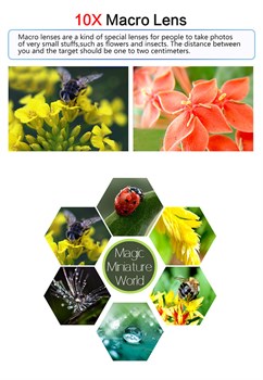 Объектив-линза Lieqi набор 4 в 1: Fisheye, Макро объектив,широкоугольная линза, телеобъектив Цвет: Красный/Синий (LQ-803) - фото 20283