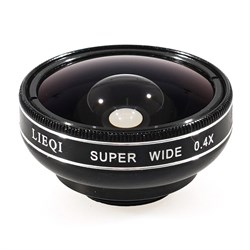 Объектив-линза Lieqi набор 3 в 1:Fisheye, Макро объектив,широкоугольная линза Цвет: Чёрный (LQ-603) - фото 20317