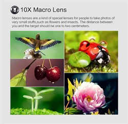 Объектив-линза Lieqi набор 3 в 1:Fisheye, Макро объектив,широкоугольная линза Цвет: Чёрный (LQ-603) - фото 20320