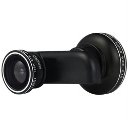 Объектив-линза Lieqi набор 3 в 1:Fisheye, Макро ( macro ) объектив,широкоугольная линза для iPhone 6 plus Цвет: Чёрный (LQ-019) - фото 20337