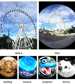 Объектив-линза Lieqi набор 3 в 1: Fisheye, Макро объектив,широкоугольная линза для iPhone 6 Цвет: Чёрный (LQ-018) - фото 20353