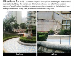 Объектив-линза Lieqi 8x "Телескопический объектив" Цвет: Чёрный/Красный (LQ-007) - фото 20426