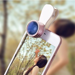 Объектив-линза Lieqi набор 2 в 1 Цвет: Макро и широкоугольная Цвет: Чёрный (F-515) - фото 20498