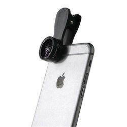 Объектив-линза Lieqi набор 3 в 1: Fisheye, Макро объектив, широкоугольная Цвет: Чёрный (F-516) - фото 20521