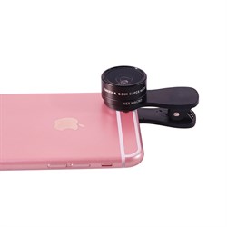 Объектив-линза Lieqi набор 3 в 1: Fisheye, Макро объектив, широкоугольная Цвет: Чёрный (F-516) - фото 20524