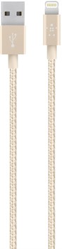 Кабель Belkin mixit Lightning-USB для iPhone/iPad 120 см. Цвет: Золотой (F8J144bt04-GLD) - фото 20628