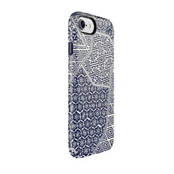 Чехол-накладка Speck Presidio Inked для iPhone 7/8,  дизайн Shibori Tile Blue Matte/Marine Blue" (79990-5757) - фото 20801