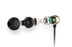 Беспроводные стерео-наушники Rock Muo Bluetooth Earphone, цвет "Золотой" (RAU0518)  - фото 20937