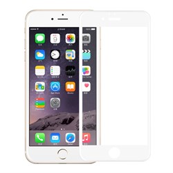Защитное стекло Ainy Tempered Glass 2.5D 0.2 мм для iPhone 7 Plus (Весь экран, 3D, белое) - фото 21090