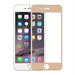 Защитное стекло Ainy Tempered Glass 2.5D 0.2 мм для iPhone 7 Plus (Весь экран, 3D, золотой) - фото 21103