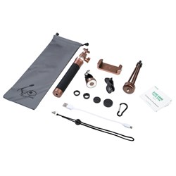 Монопод Noosy King Kong Selfie Stick, премиальный набор 3 в 1, цвет "черный" (BR12) - фото 21197