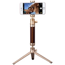Трипод-штатив Momax Tripod PRO 3 17см, цвет "золотой" (TRS3) - фото 21323