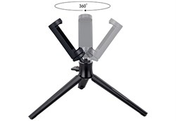 Трипод-штатив Momax Tripod PRO 3 17см, цвет "черный" (TRS3) - фото 21340