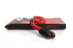 Кабель Remax Lightning-USB-microUSB Twins 100cм, цвет "красный" (RC-025t) - фото 22224