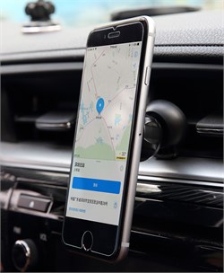 Магнитный автомобильный держатель Rock Universal Air Vent Magnetic Car Mount 2 в воздуховод, цвет "серый" - фото 22310