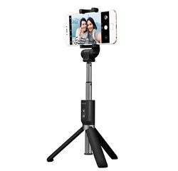 Трипод-монопод Meizu Bluetooth Selfie Stick с пультом, цвет "черный" - фото 22332