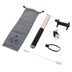 Монопод Noosy - Pro-2 Selfie Stick (цвет золото) - BR0802 - фото 22633