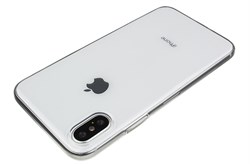 Чехол-накладка Hoco Light Series TPU для Apple iPhone X, цвет "Прозрачно-черный" (60079) - фото 23114