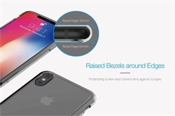 Чехол-накладка Just Mobile TENC для iPhone X (цвет прозрачный-матовый) - фото 23200