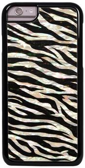 Чехол-накладка iCover iPhone 6/6s Mother of Pearl 04, дизайн "зебра" (IP6/4.7-MP-BK/ZB03) - фото 23516