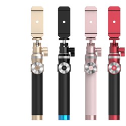 Монопод Noosy King Kong Selfie Stick, премиальный набор 3 в 1, цвет "красный" (BR12) - фото 23647