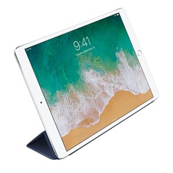 Чехол-обложка кожаная Apple Smart Cover для iPad Pro 10.5", цвет "темно-синий" (MPUA2ZM/A) - фото 23716