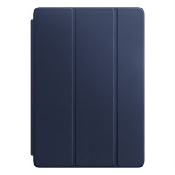 Чехол-обложка кожаная Apple Smart Cover для iPad Pro 10.5", цвет "темно-синий" (MPUA2ZM/A) - фото 23720