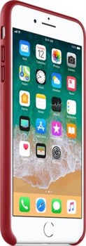Оригинальный кожаный чехол-накладка Apple для iPhone 7 Plus/8 Plus, цвет «красный» (MQHN2ZM/A) - фото 23998