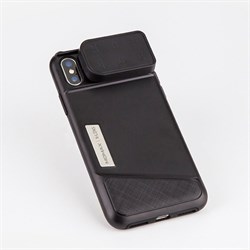 Чехол с обьективами Momax 6 в 1 Lens Case для iPhone X (Цвет: Черный) - фото 24141