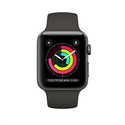 Apple Watch Series 3 38mm "Space Grey" - фото 24424