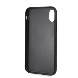 Чехол-Накладка BMW iPhone XR Signature Embossed hexagon Hard Leather, "Black" (BMHCI61HEXBK) - фото 25003