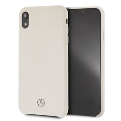 Чехол-Накладка Mercedes iPhone XR Silicone line Hard, "Beige" (MEHCI61SILBE) - фото 25021