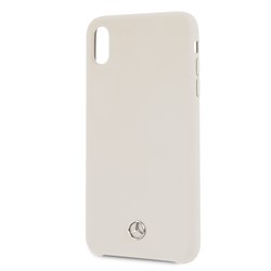 Чехол-Накладка Mercedes iPhone XR Silicone line Hard, "Beige" (MEHCI61SILBE) - фото 25023