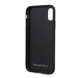 Чехол-Накладка Mercedes iPhone X/XS Twister Hard Leather, "Blue" (MEPERHCPXQGLNA) - фото 25172