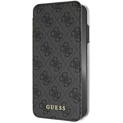 Чехол-Книжка Guess iPhone XS Max 4G Charms collection Booktype "Grey" (GUFLBKI65GF4GGR) - фото 25282