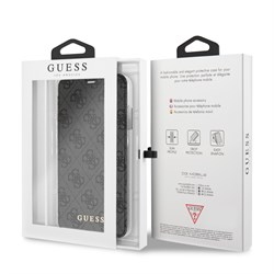 Чехол-Книжка Guess iPhone XS Max 4G Charms collection Booktype "Grey" (GUFLBKI65GF4GGR) - фото 25284
