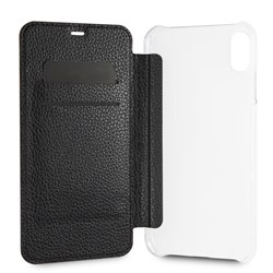 Чехол-Книжка Guess iPhone XS Max Iridescent Booktype, "Black" (GUFLBKI65GF4GGR) - фото 25295