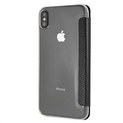 Чехол-Книжка Guess iPhone XS Max Iridescent Booktype, "Black" (GUFLBKI65GF4GGR) - фото 25298