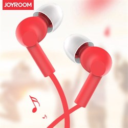 Наушники-вкладыши Joyroom, Красные (JR-E106) - фото 25354